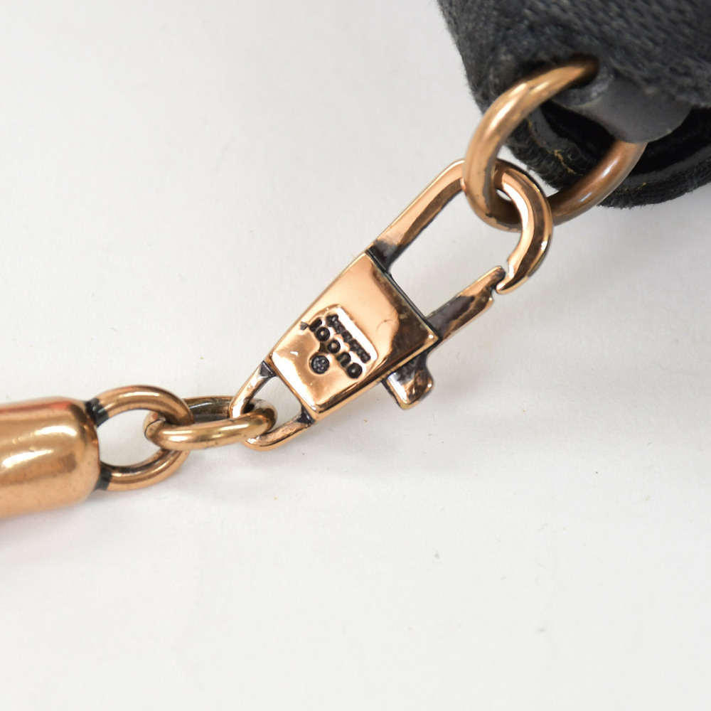 GUCCI One Shoulder Hobo Bag Black Pink GG Canvas Leather - Picture 10 of 10